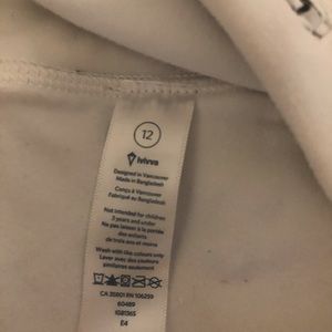 Ivivva white ruffle tennis skirt